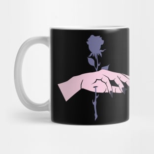 Hand & rose. Mug